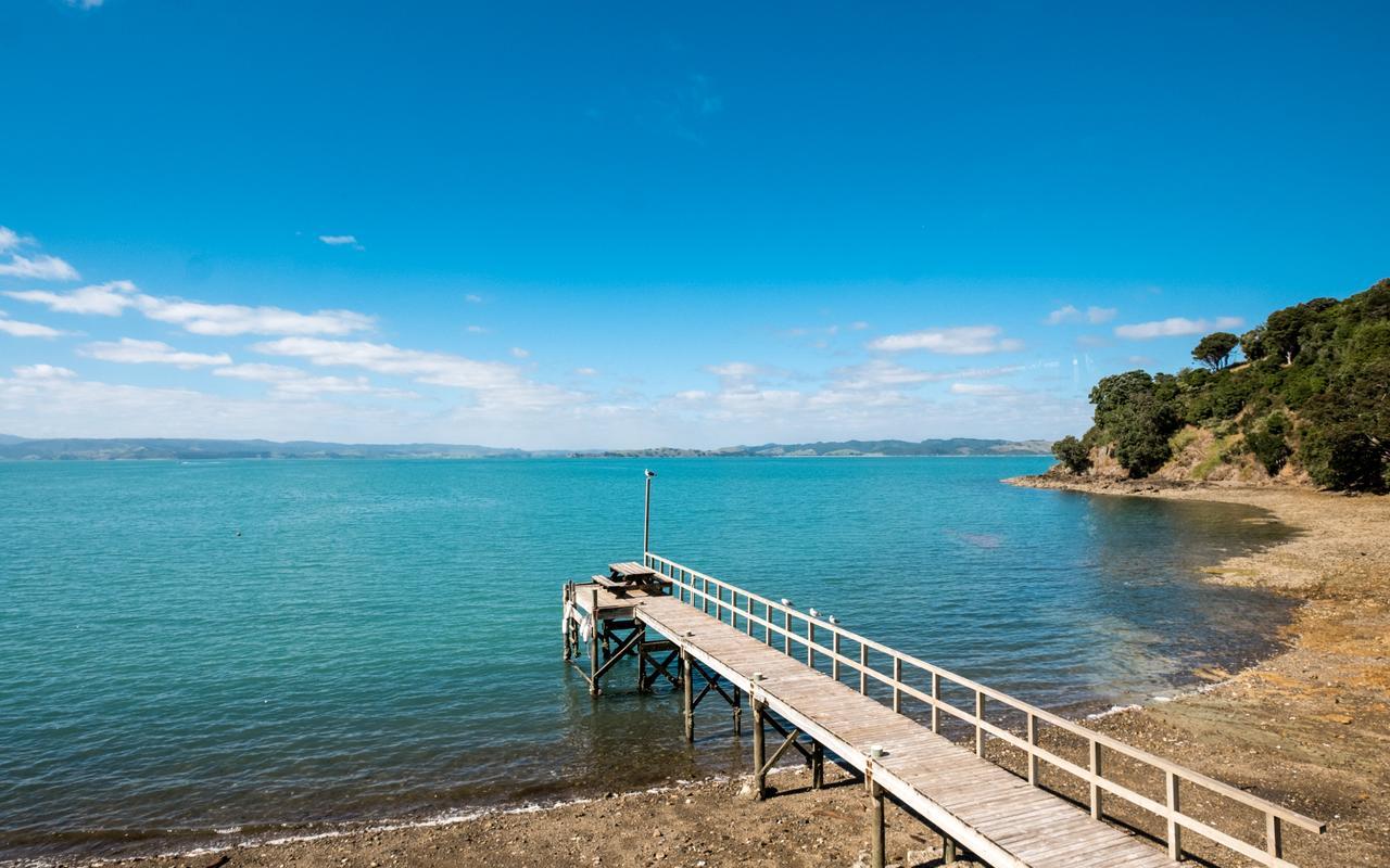Waiheke Waters Edge Villa Omiha Bagian luar foto