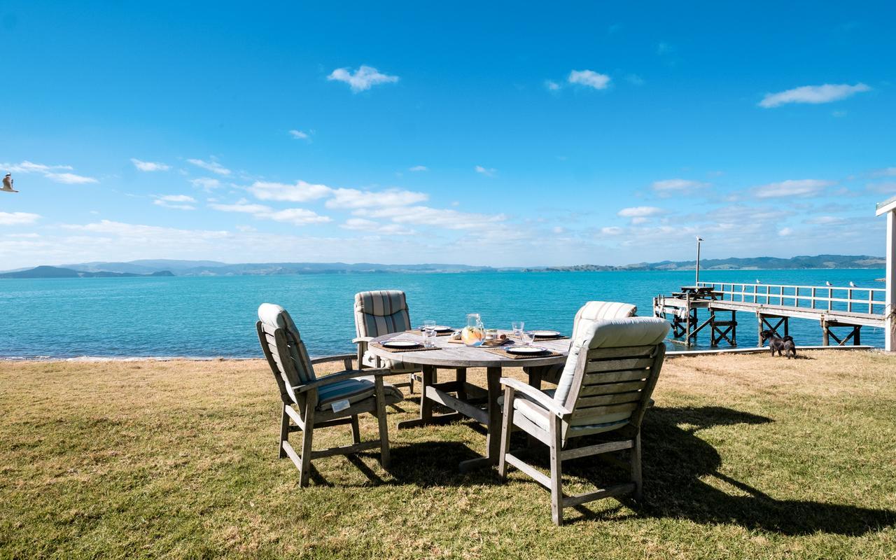 Waiheke Waters Edge Villa Omiha Bagian luar foto